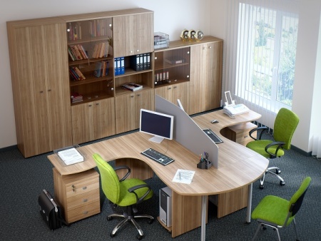 Мебель с кромкой пвх 0,4*25 мм CL1315 - пример использования. Цвет дуб крафт табачный.