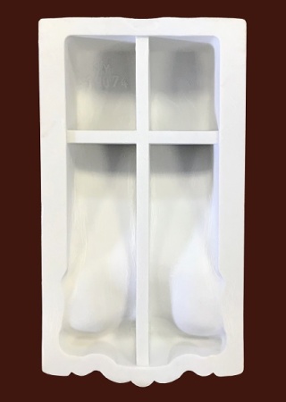 Декоративная капитель из пвх SY 19074 вид сзади.