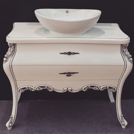 Консольный столик из пластика ABS SY 44007 под раковину в ванной комнате.