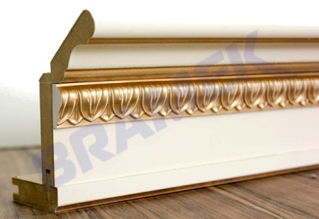 Декоративный модлинг SY 18 на мебели - пример использования. Декорирование мебельного карниза молдингом пвх.