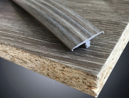 Врезной профиль ПВХ 017B BK9506 с плитой ЛДСП.