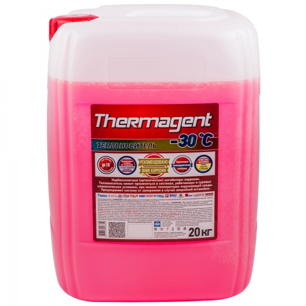 Теплохладоноситель Thermagent -30°С, 20 кг на основе этиленгликоля купить в СПб