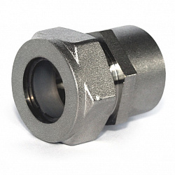 Муфта Stahlmann (F) 20х3/4 EF никелированная с внутренней резьбой 