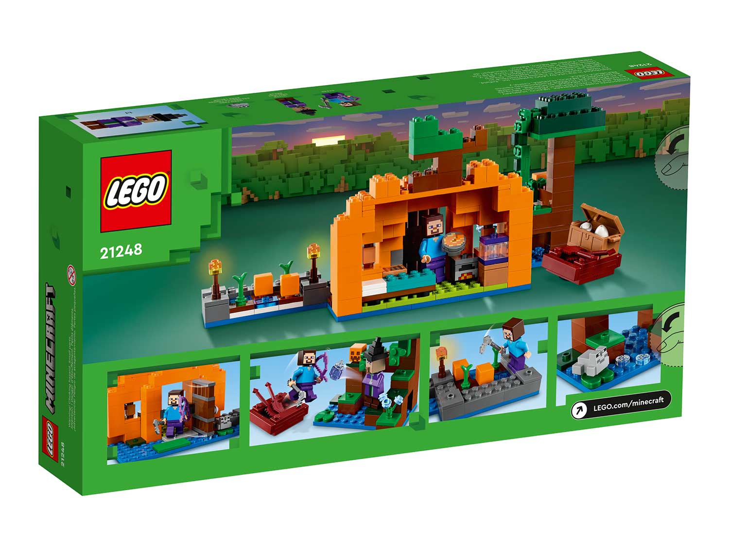 Конструктор LEGO Minecraft, Тыквенная ферма (21248)