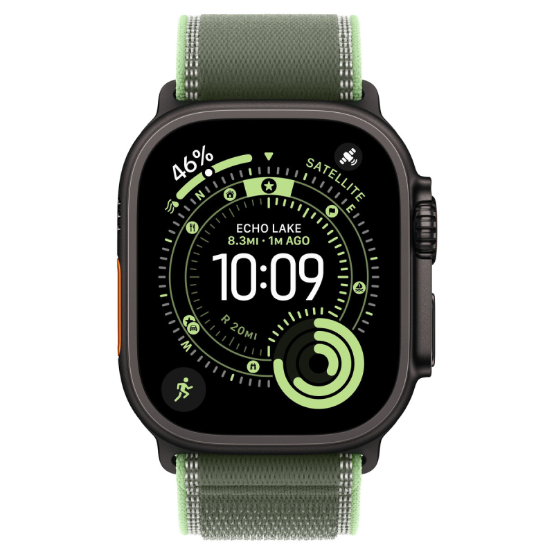 Купить Apple Watch Ultra 3 (2025) 49mm Black Titanium Case / Green Neon Trail Loop в Севастополю