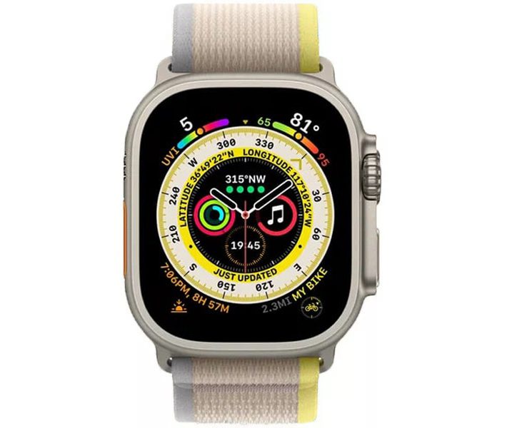 Купить Apple Watch Ultra 49mm Titanium Case  (Trail Loop Yellow\Beige) Б/У в Москве
