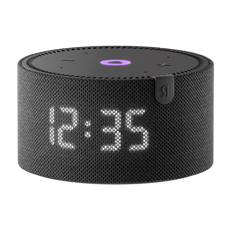 Умная колонка Яндекс Станция Мини (С часами), Черный оникс