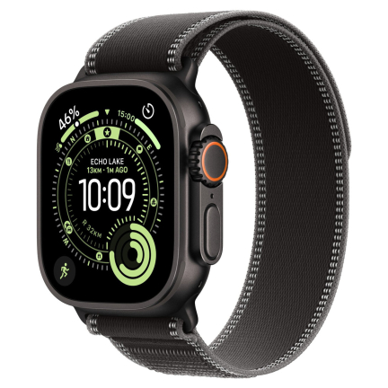 Купить Apple Watch Ultra 3 (2025) 49mm Black Titanium Case / Black Charcoal Trail Loop в Севастополю