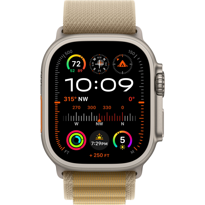 Купить Apple Watch Ultra 2 (2024) GPS + Celluar, 49mm Alpine Loop Tan, Natural Titanium Case в Москве