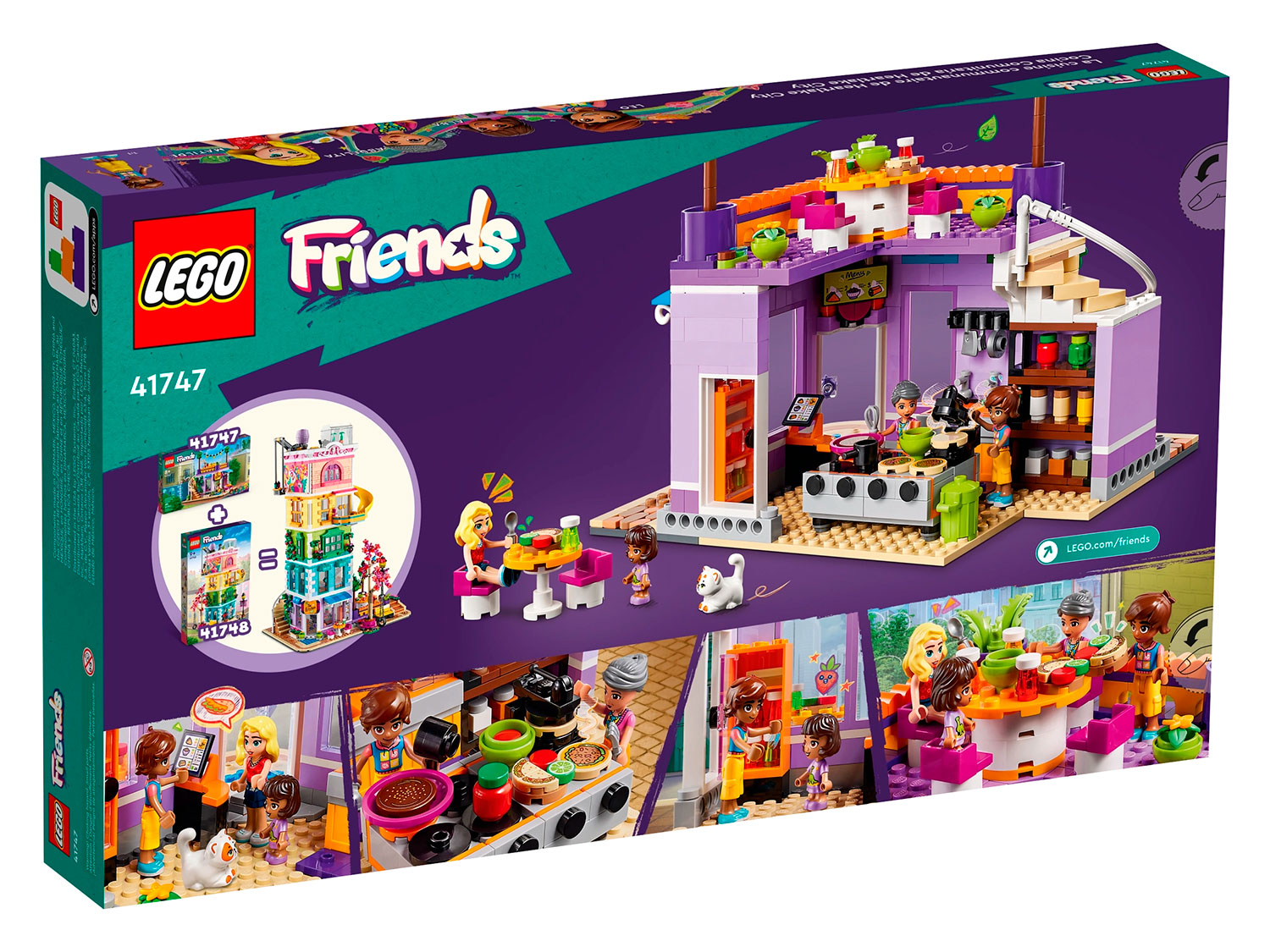 Конструктор LEGO Friends, Закусочная Хартлейк-Сити (41747)