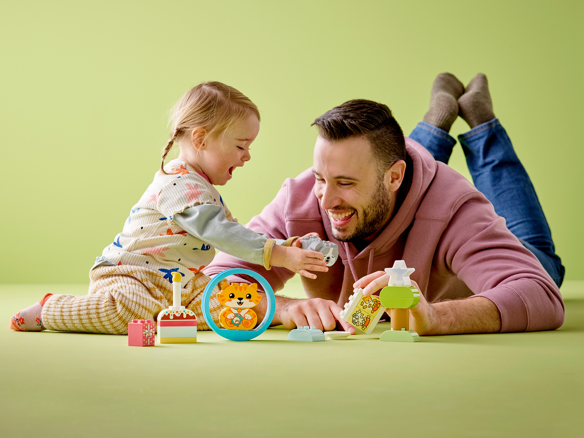 Конструктор LEGO DUPLO, Мой первый щенок и котёнок и их звуки (10977)