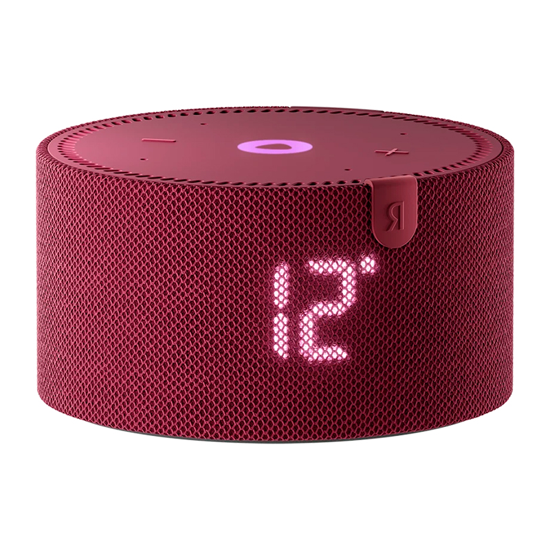 Умная колонка Яндекс Станция Мини (С часами), Красный гранат