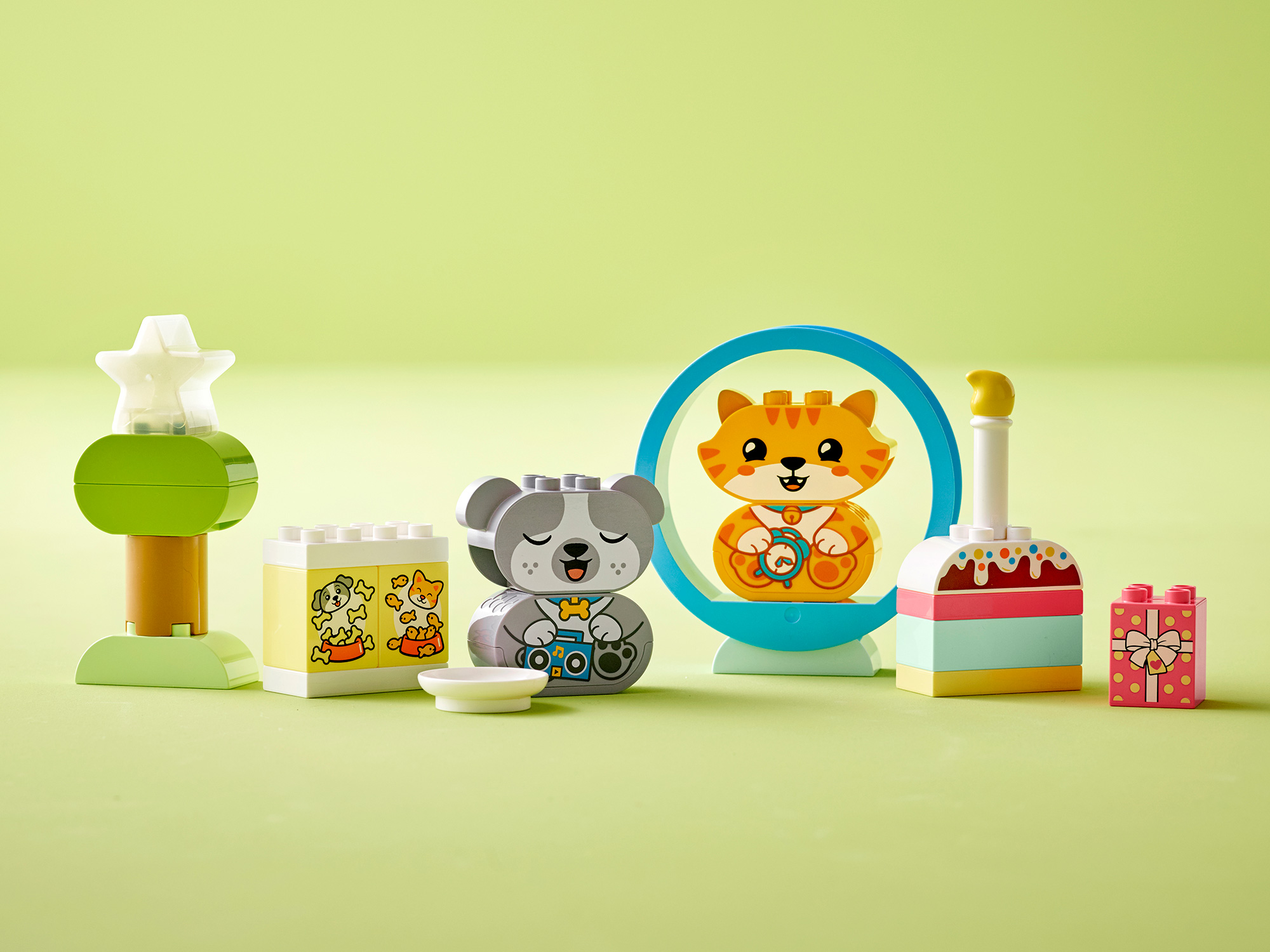 Конструктор LEGO DUPLO, Мой первый щенок и котёнок и их звуки (10977)