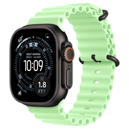 Купить Apple Watch Ultra 3 (2025) 49mm Black Titanium Case / Neon Green Ocean Band в Севастополю