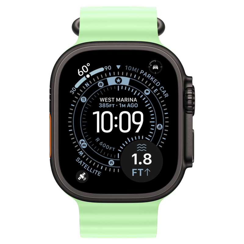 Купить Apple Watch Ultra 3 (2025) 49mm Black Titanium Case / Neon Green Ocean Band в Севастополю