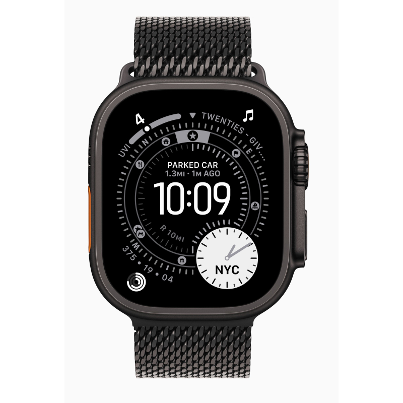 Купить Apple Watch Ultra 3 (2025) 49mm Black Titanium Case / Black Titanium Milanese Loop в Севастополю