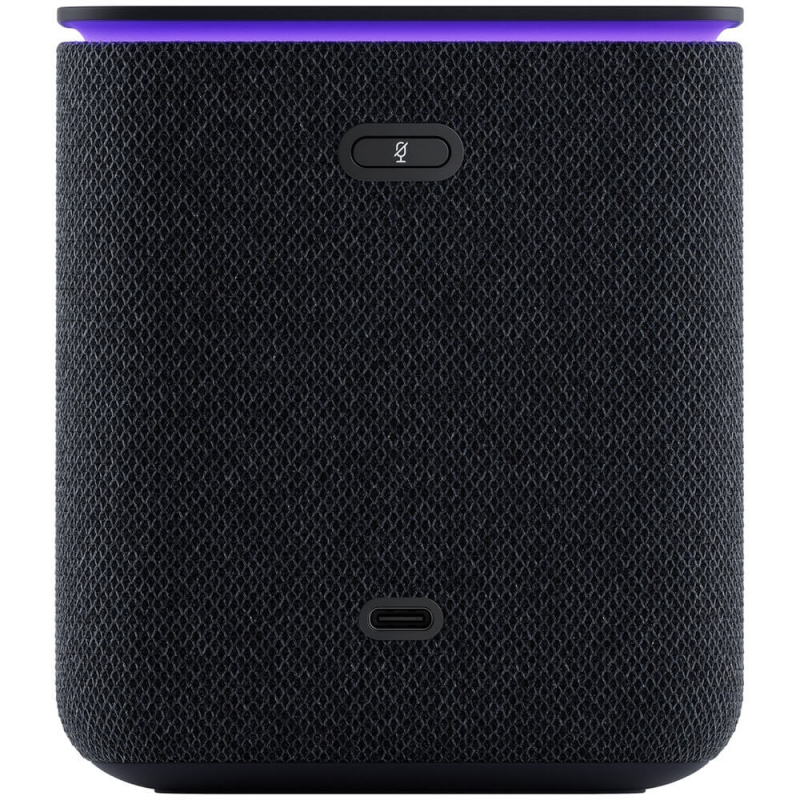 Умная колонка Яндекс Станция Миди (с часами), Черная