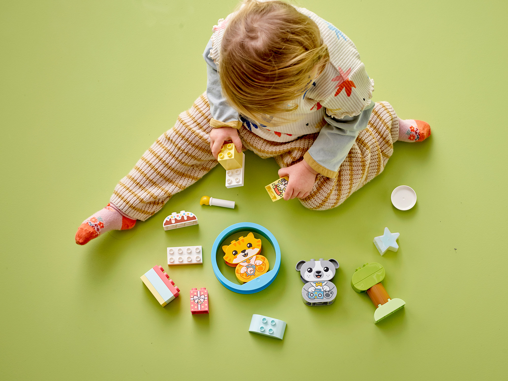 Конструктор LEGO DUPLO, Мой первый щенок и котёнок и их звуки (10977)