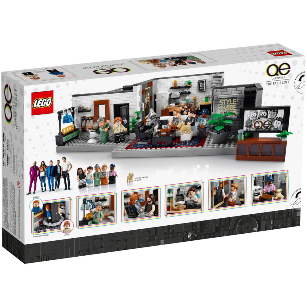 Конструктор LEGO Icons Queer Eye, Спасательный отряд из пяти человек (10291)
