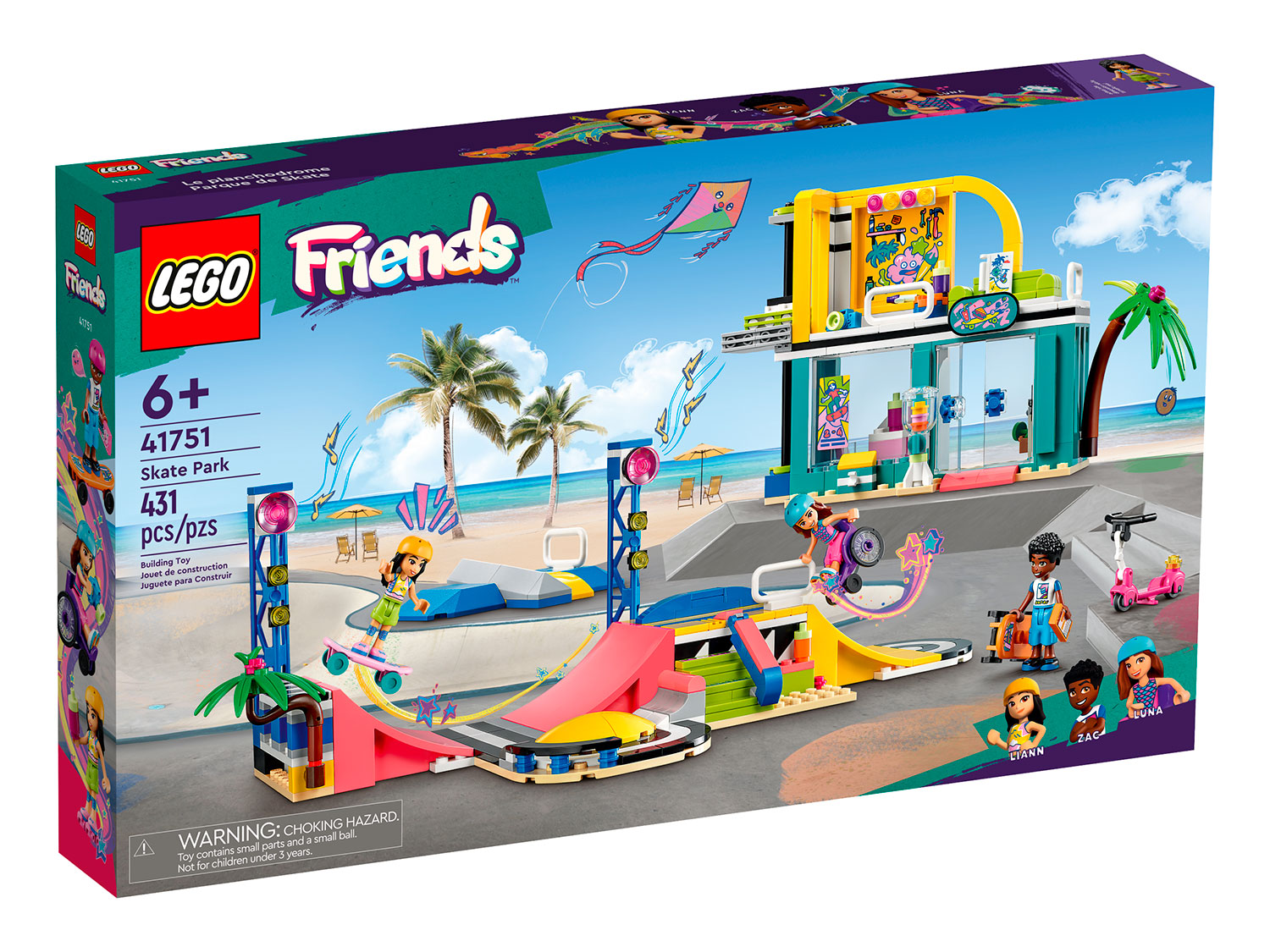 Конструктор LEGO Friends, Скейтпарк (41751)