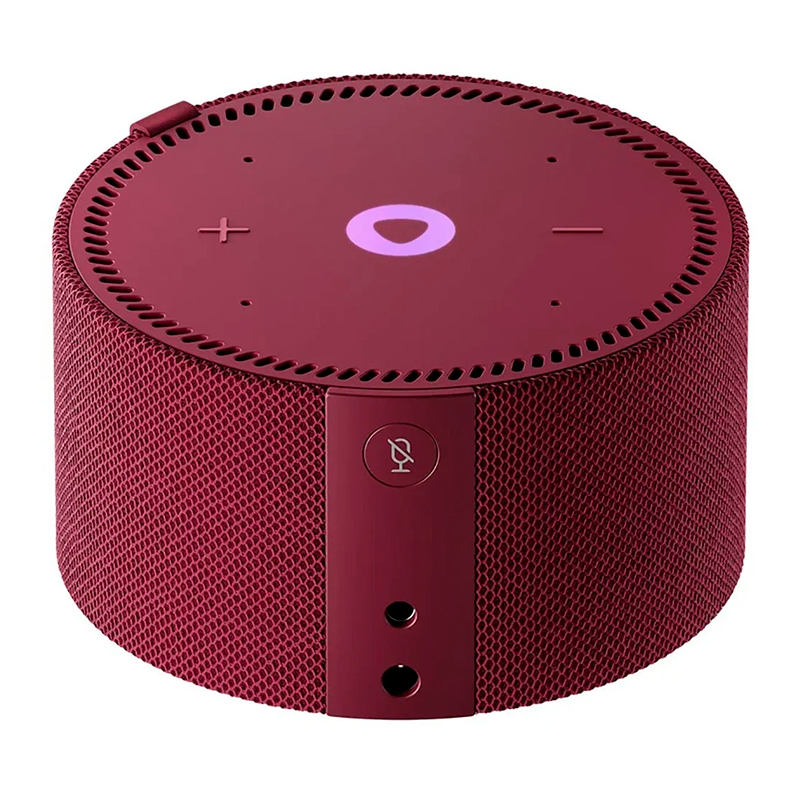 Умная колонка Яндекс Станция Мини (С часами), Красный гранат