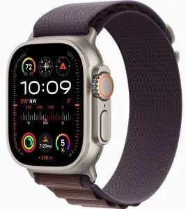 Купить Apple Watch Ultra 2 49mm Titanium Case  (Alpine Loop Indigo) Б/У в Москве