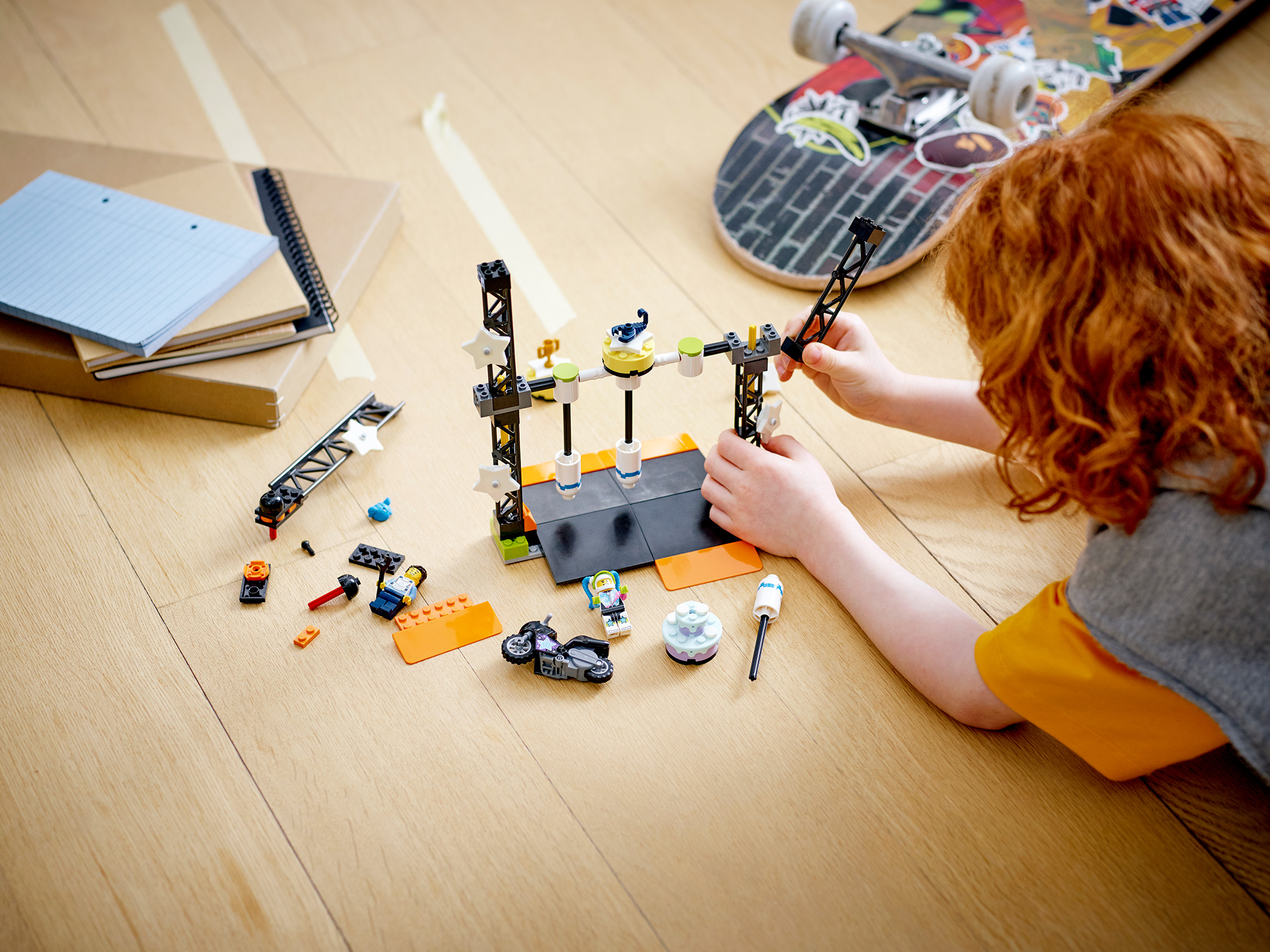 Конструктор LEGO City, Трюковое испытание «Нокдаун» (60341)