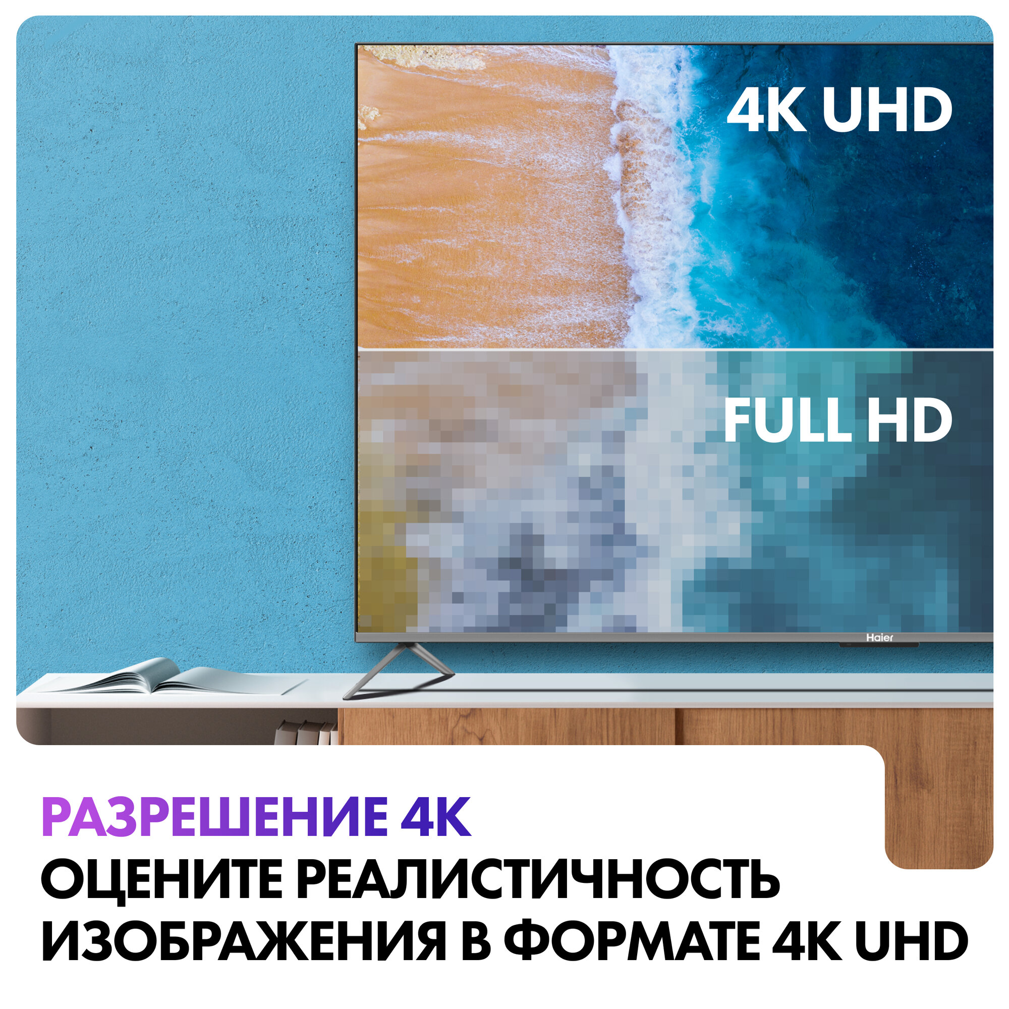 Купить Телевизор Haier 85 Smart TV S8 в Москве