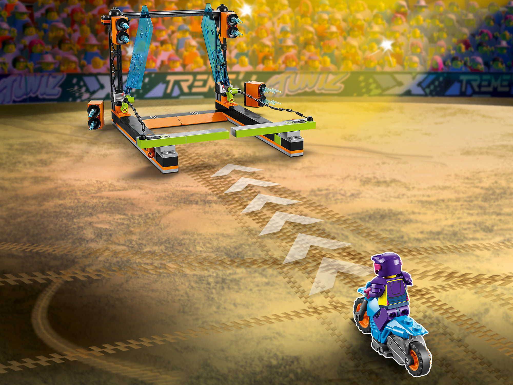 Конструктор LEGO City, Трюковое испытание «Клинок» (60340)