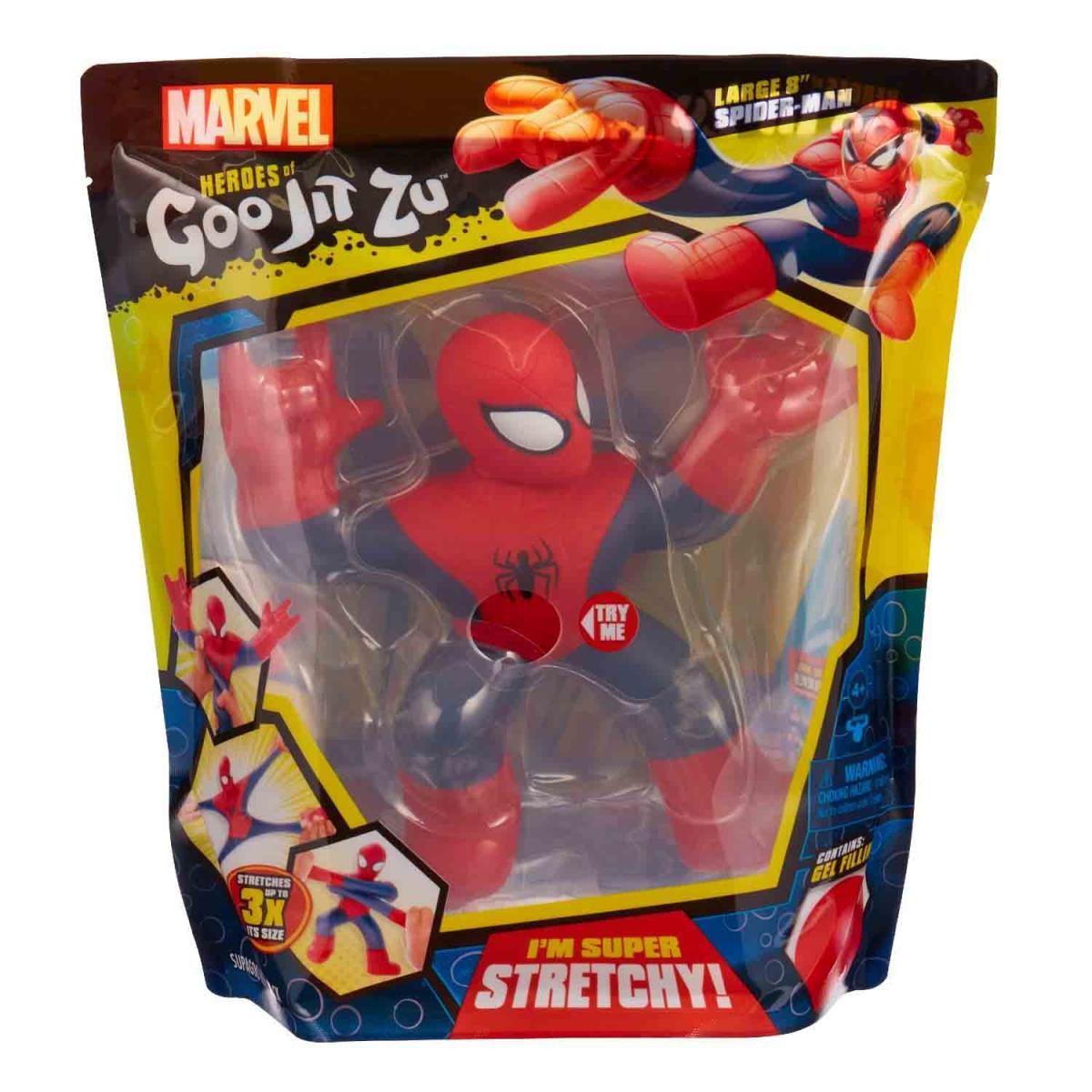 Игрушка тянущаяся "Человек-Паук" Heroes of GOO JIT ZU, 5+, Marvel, Moose