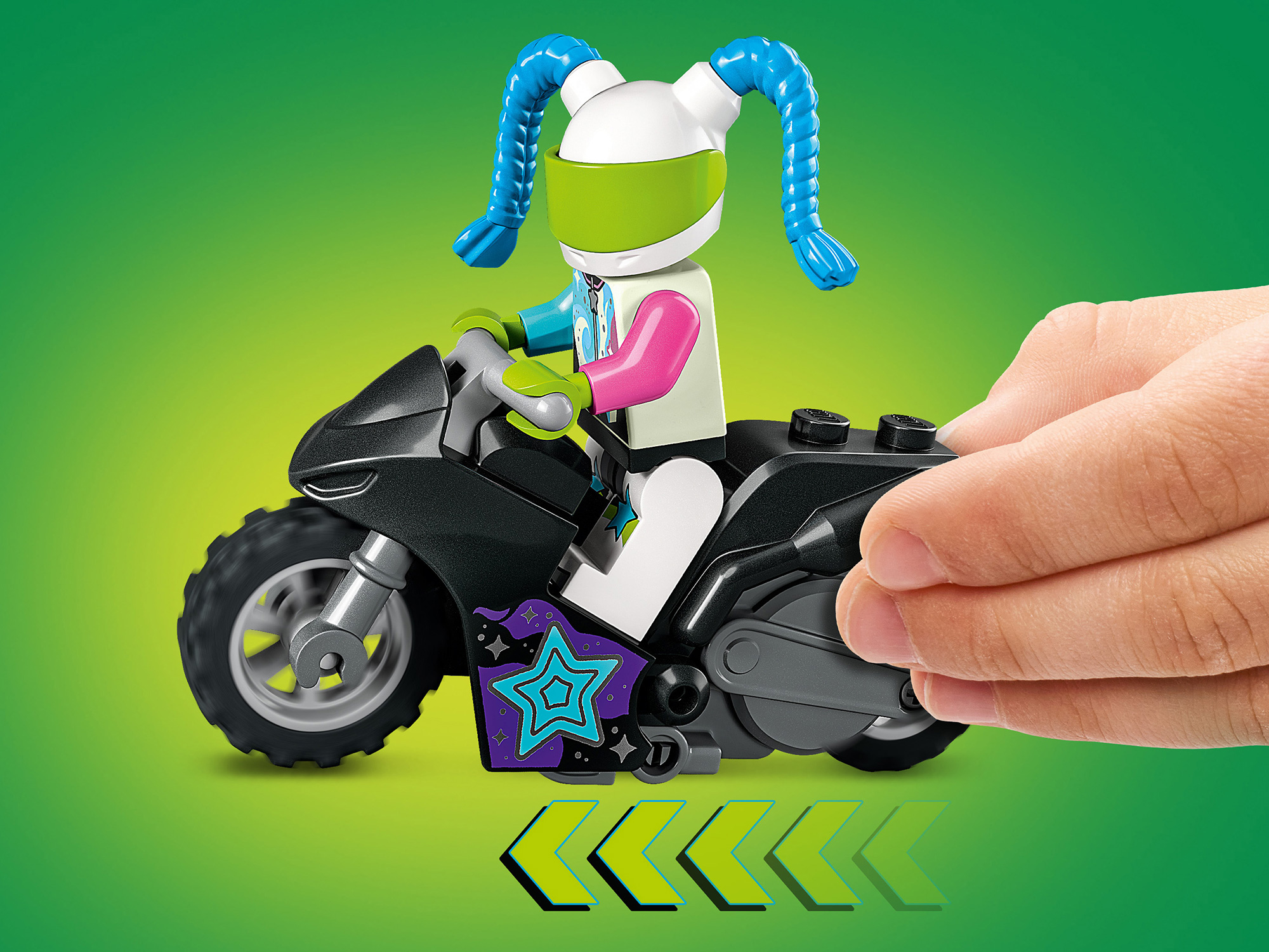 Конструктор LEGO City, Трюковое испытание «Нокдаун» (60341)