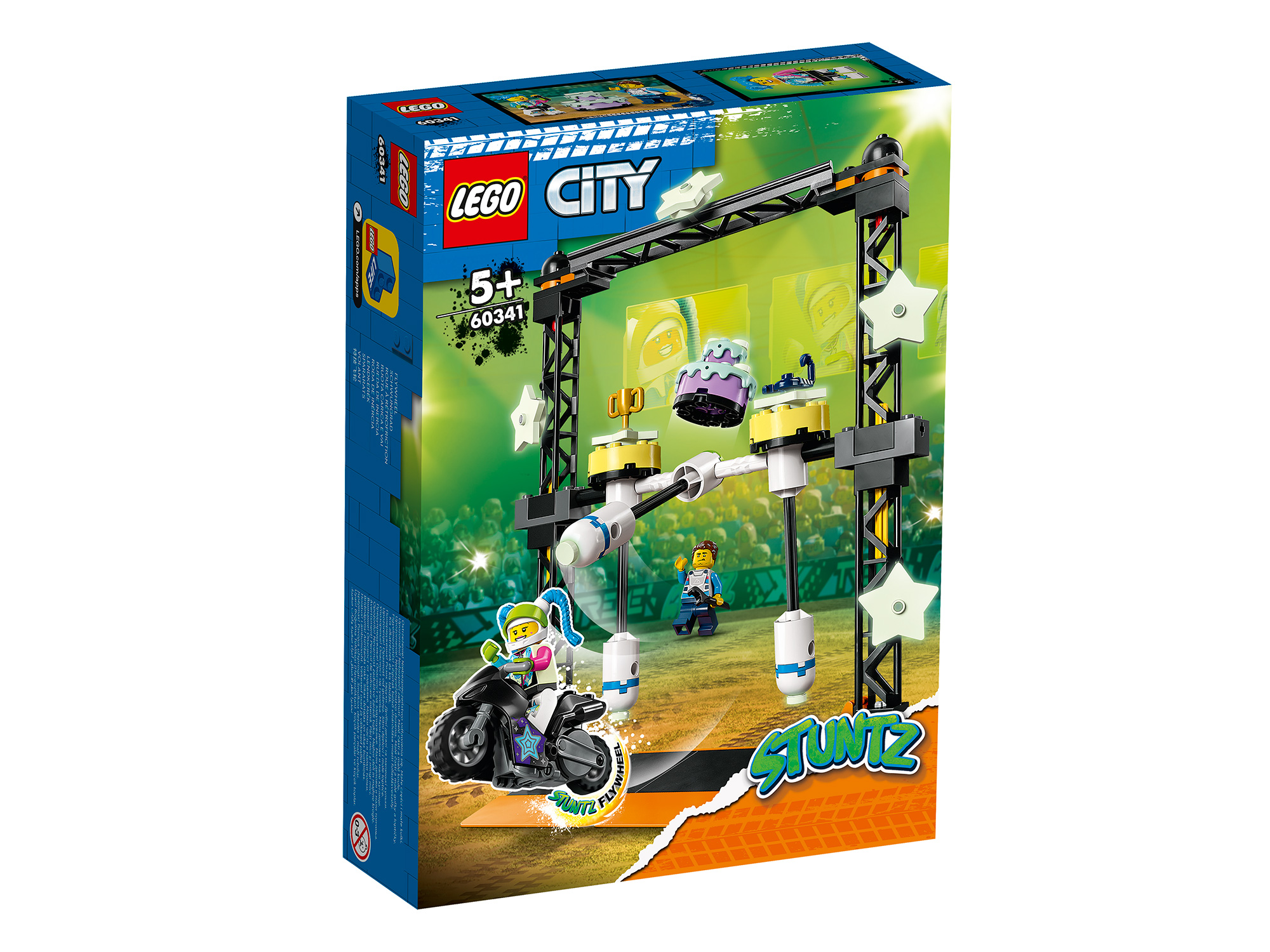 Конструктор LEGO City, Трюковое испытание «Нокдаун» (60341)