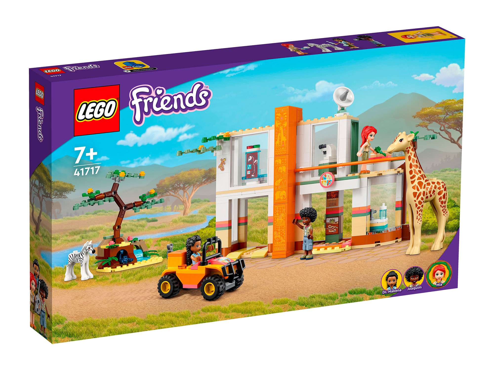 Конструктор LEGO Friends, Спасательная станция Мии для диких зверей (41717)