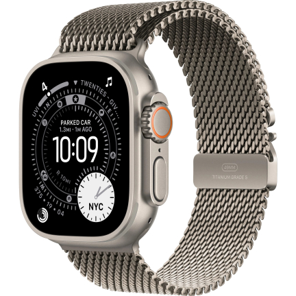 Купить Apple Watch Ultra 3 (2025) 49mm Titanium Case / Natural Titanium Milanese Loop в Севастополю