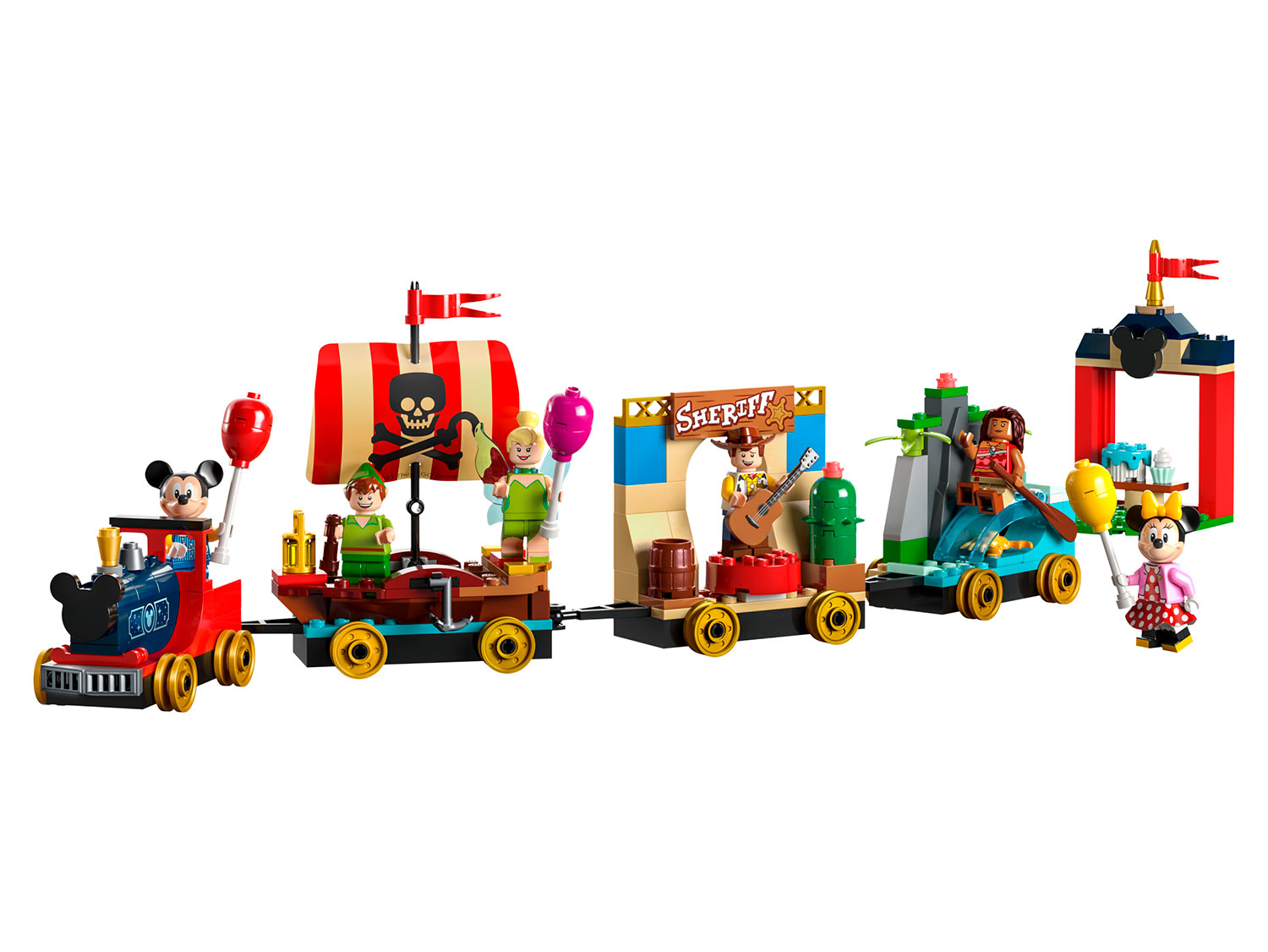 Конструктор LEGO Disney, Праздничный поезд Диснея (43212)