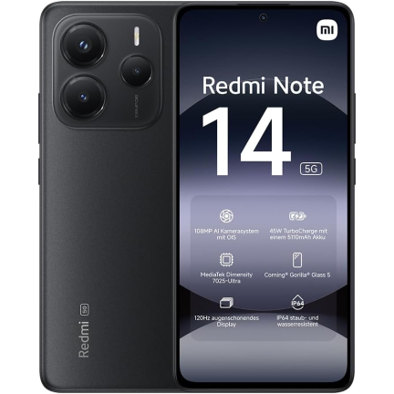 Купить Xiaomi Redmi Note 14 5G 6/128gb Black в Москве