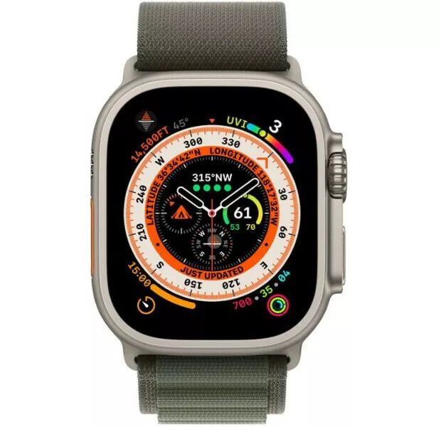 Купить Apple Watch Ultra 49mm Titanium Case  (Alpine Loop Green) Б/У в Москве