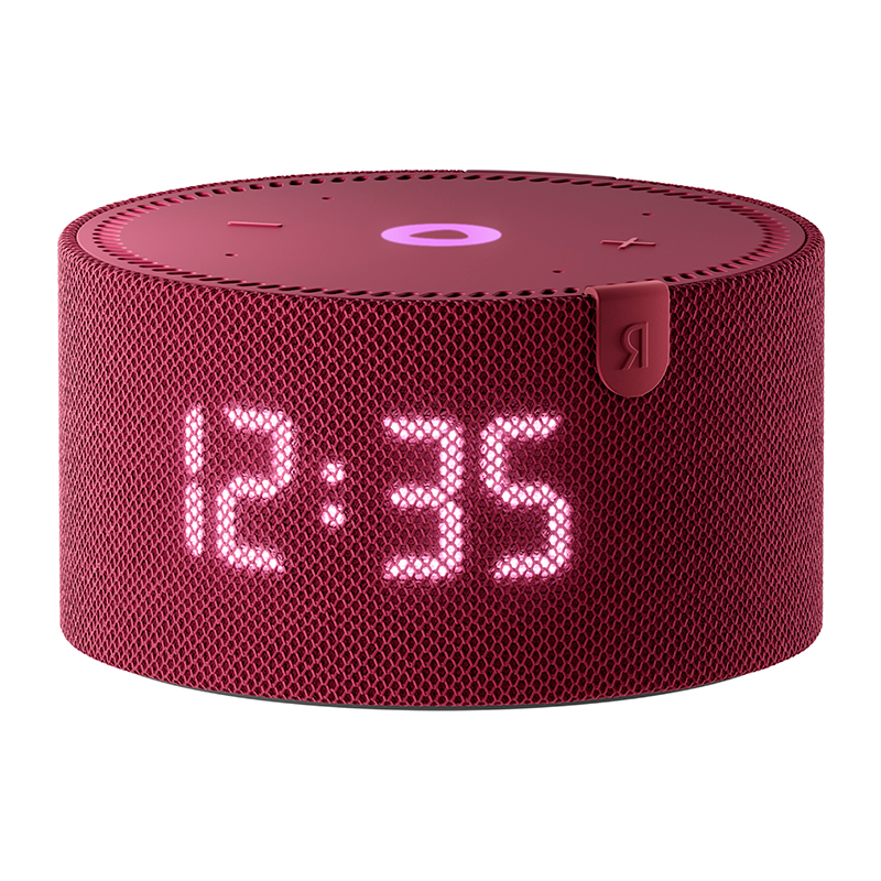 Умная колонка Яндекс Станция Мини (С часами), Красный гранат