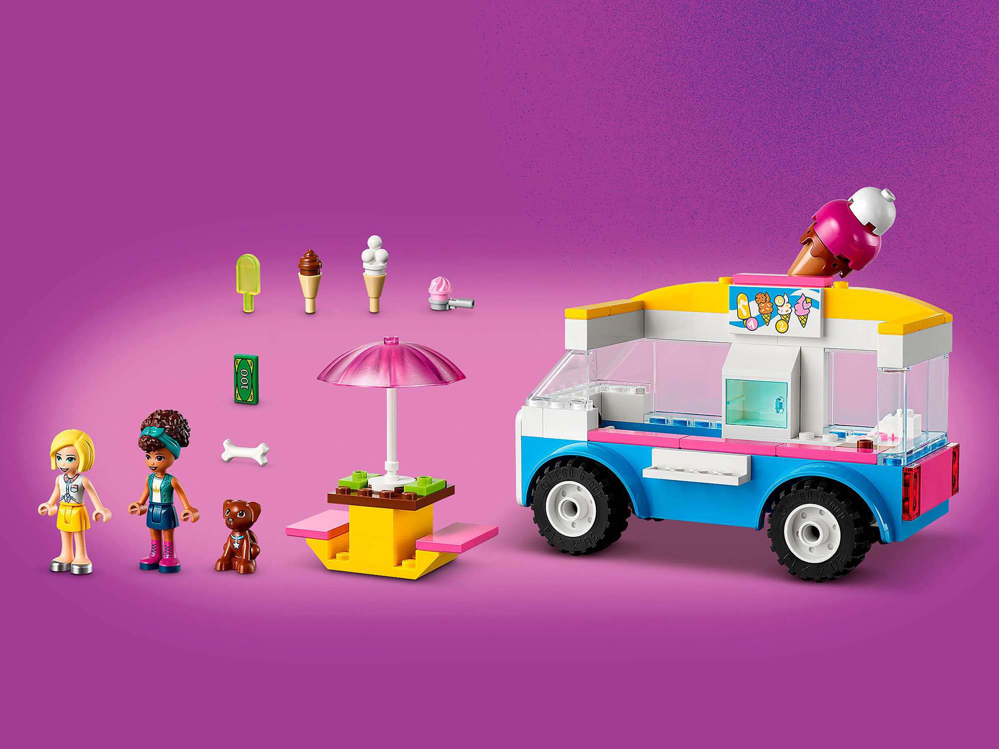 Конструктор LEGO Friends, Фургон с мороженым (41715)