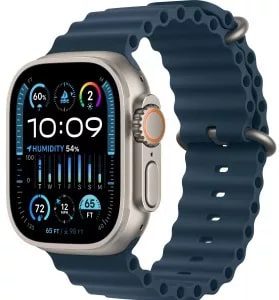 Купить Apple Watch Ultra 2 49mm Titanium Case  (Ocean Band Blue) Б/У в Москве