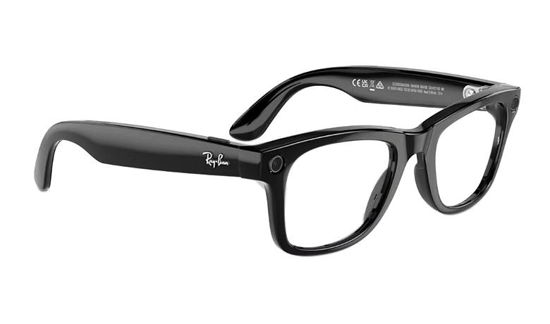 Смарт-очки Ray-Ban Meta Shiny Black Clear (RW4006)