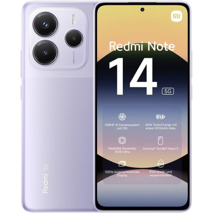 Купить Xiaomi Redmi Note 14 5G 12/256gb Purple в Москве