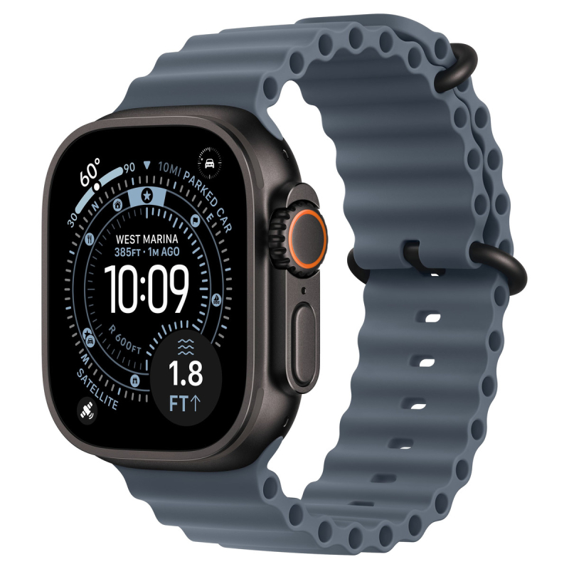 Купить Apple Watch Ultra 3 (2025) 49mm Black Titanium Case / Blue Ocean Band в Севастополю
