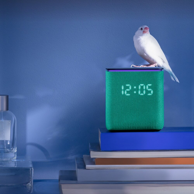 Умная колонка Яндекс Станция Миди (с часами), Зеленая