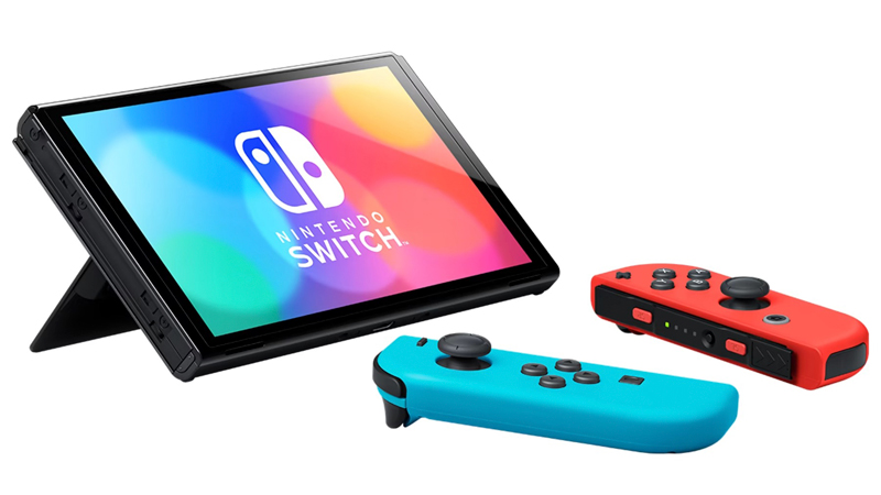 Купить Игровая приставка Nintendo Switch OLED, Neon в Москве