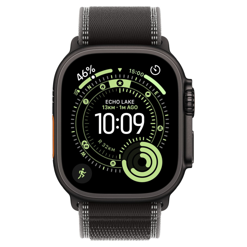 Купить Apple Watch Ultra 3 (2025) 49mm Black Titanium Case / Black Charcoal Trail Loop в Севастополю