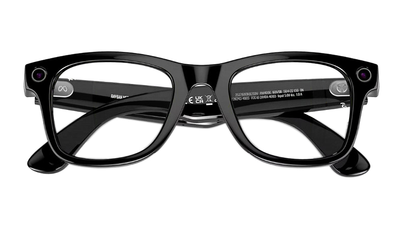 Смарт-очки Ray-Ban Meta Shiny Black Clear (RW4006)