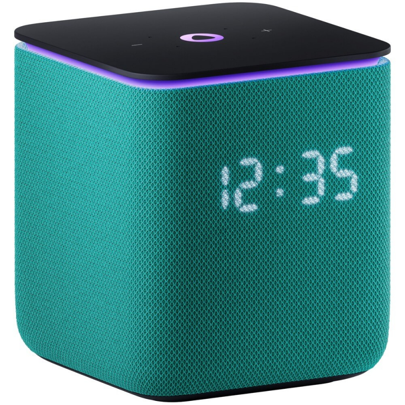 Умная колонка Яндекс Станция Миди (с часами), Зеленая