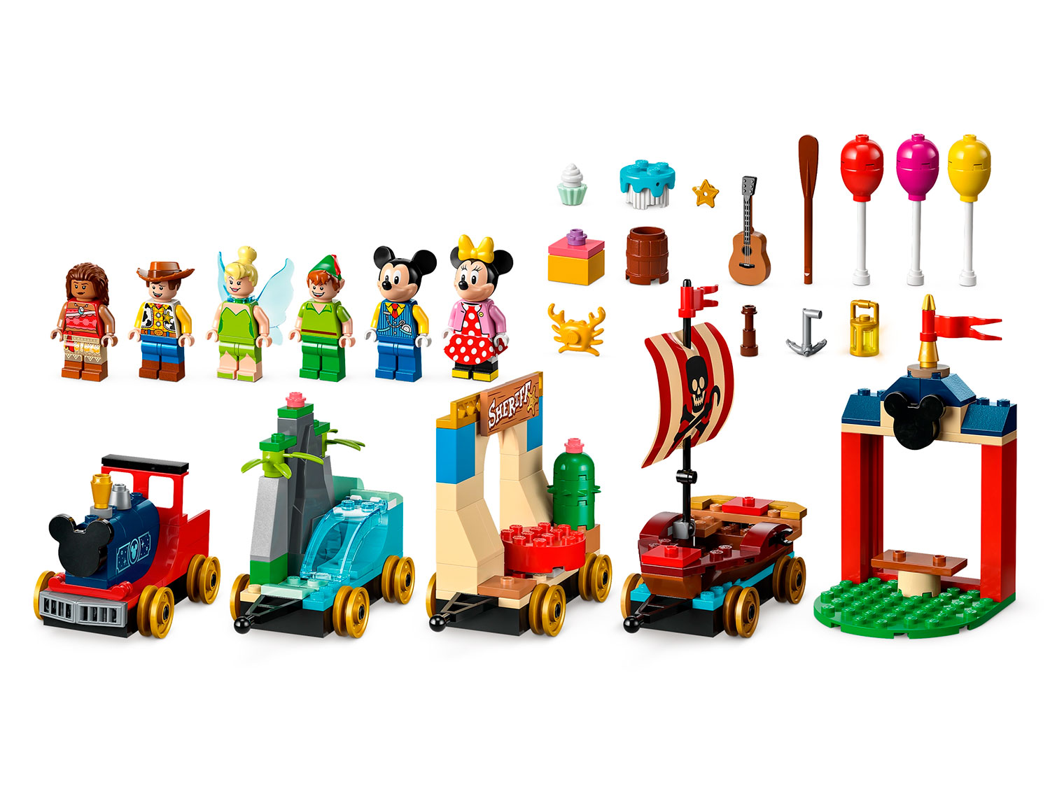 Конструктор LEGO Disney, Праздничный поезд Диснея (43212)
