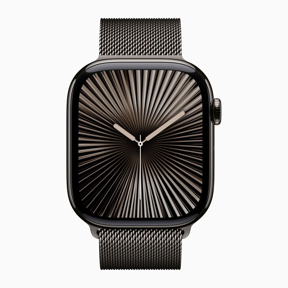 Купить Apple Watch Series 10 42mm Slate Titanium Case, Slate Milanese Loop в Севастополю